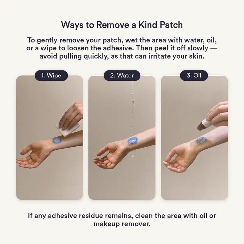 Original directions for removing a Kind patch