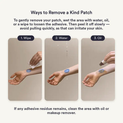 Original directions for removing a Kind patch