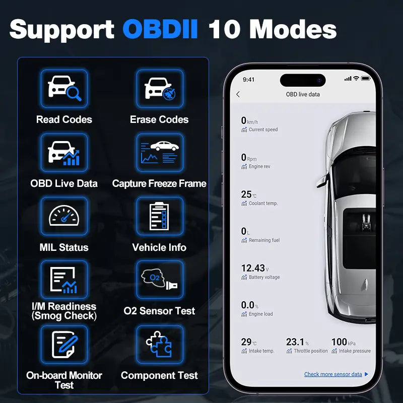 AD20 Pro Wireless OBD2 Diagnostic Scanner original product photo 4