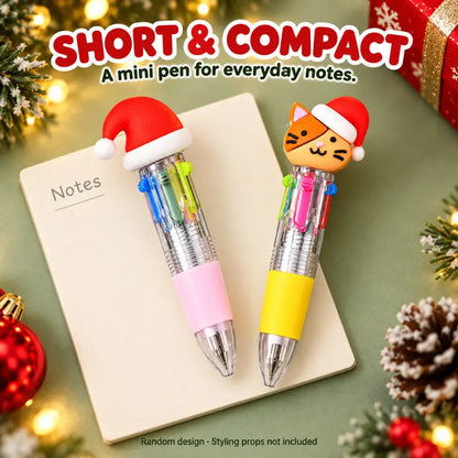 Christmas Four-Color Pens – Two Four-Pen Sets – source product view