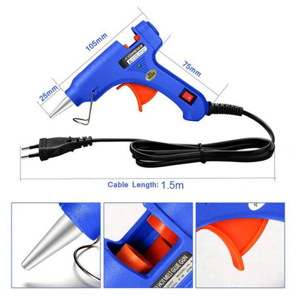 20W Electric Hot Glue Guns – Blue Matching Duo – source product view