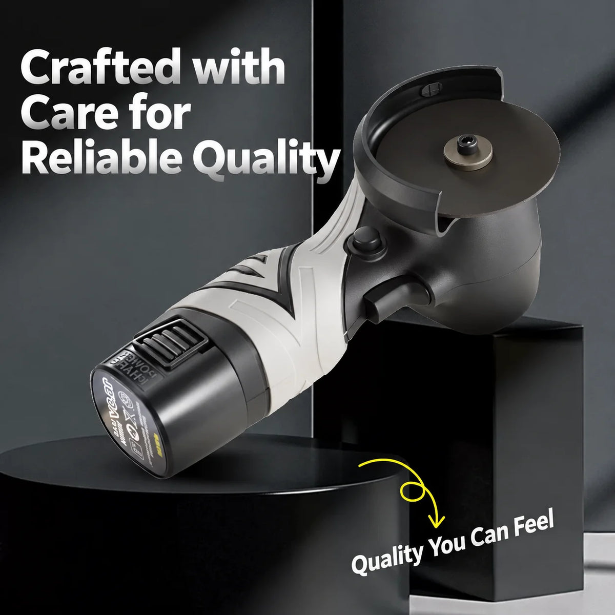 Mini Cordless Angle Grinder – One-Battery Kit – source product view 3