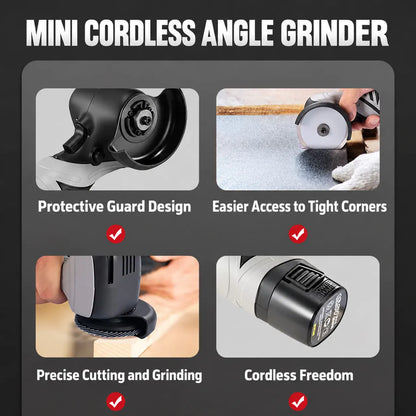 Mini Cordless Angle Grinder – One-Battery Kit – source product view 4