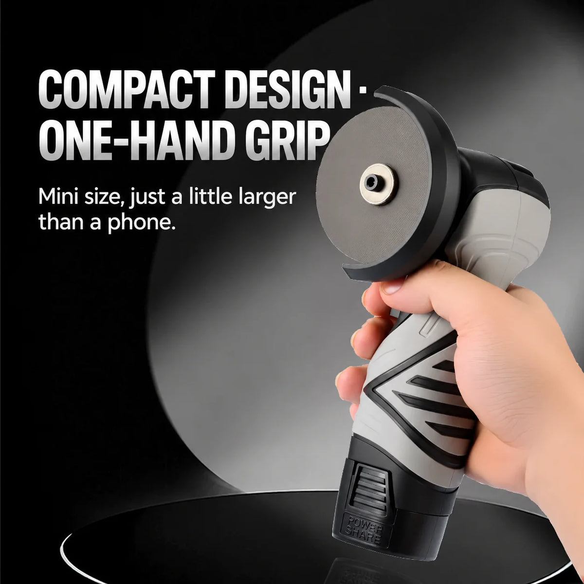 Mini Cordless Angle Grinder – One-Battery Kit – source product view 1