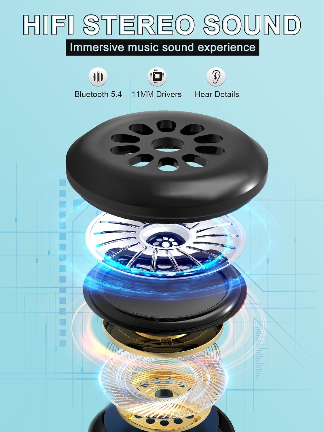 Black 3D Bluetooth sleep mask product information