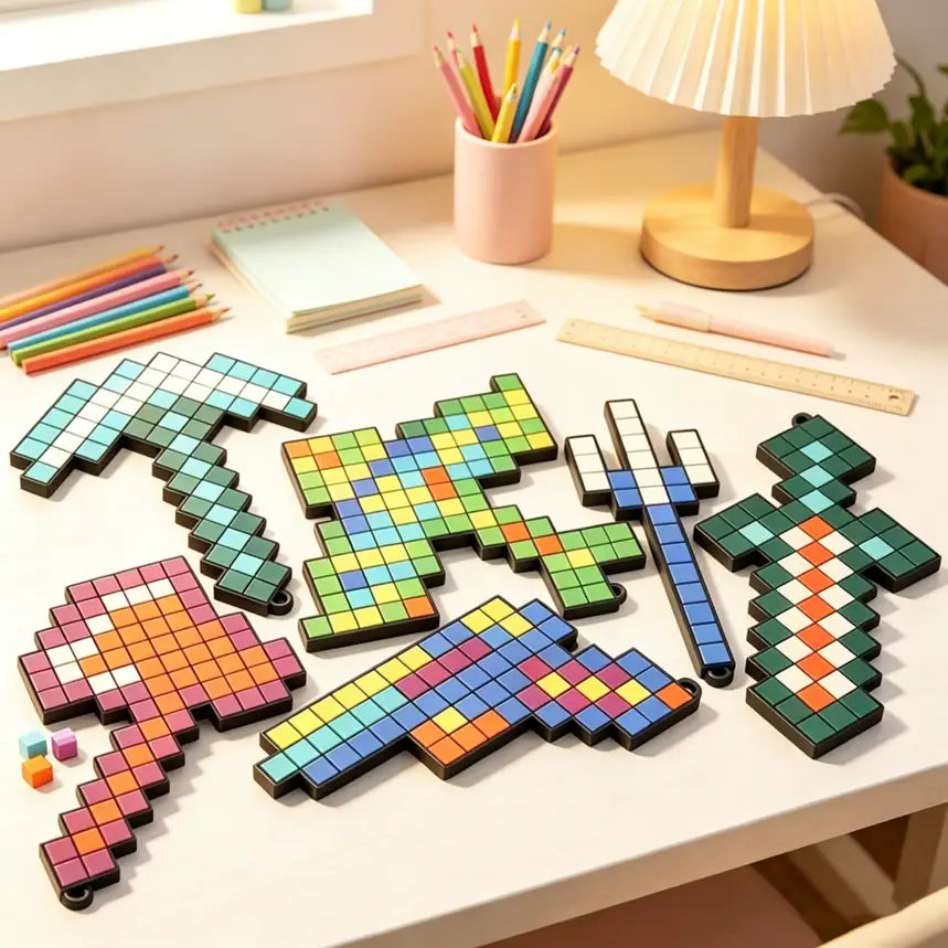 Pixel DIY Block Charm Craft Kit – source product view 1