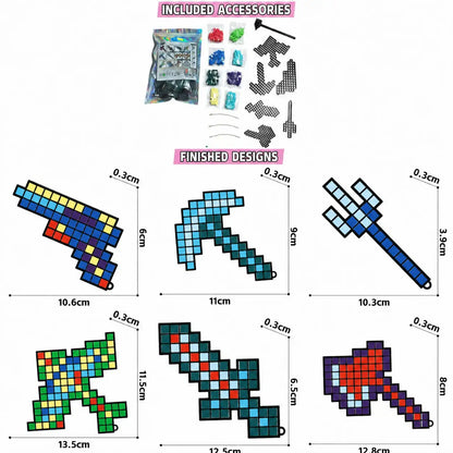Pixel DIY Block Charm Craft Kit – source product view 4