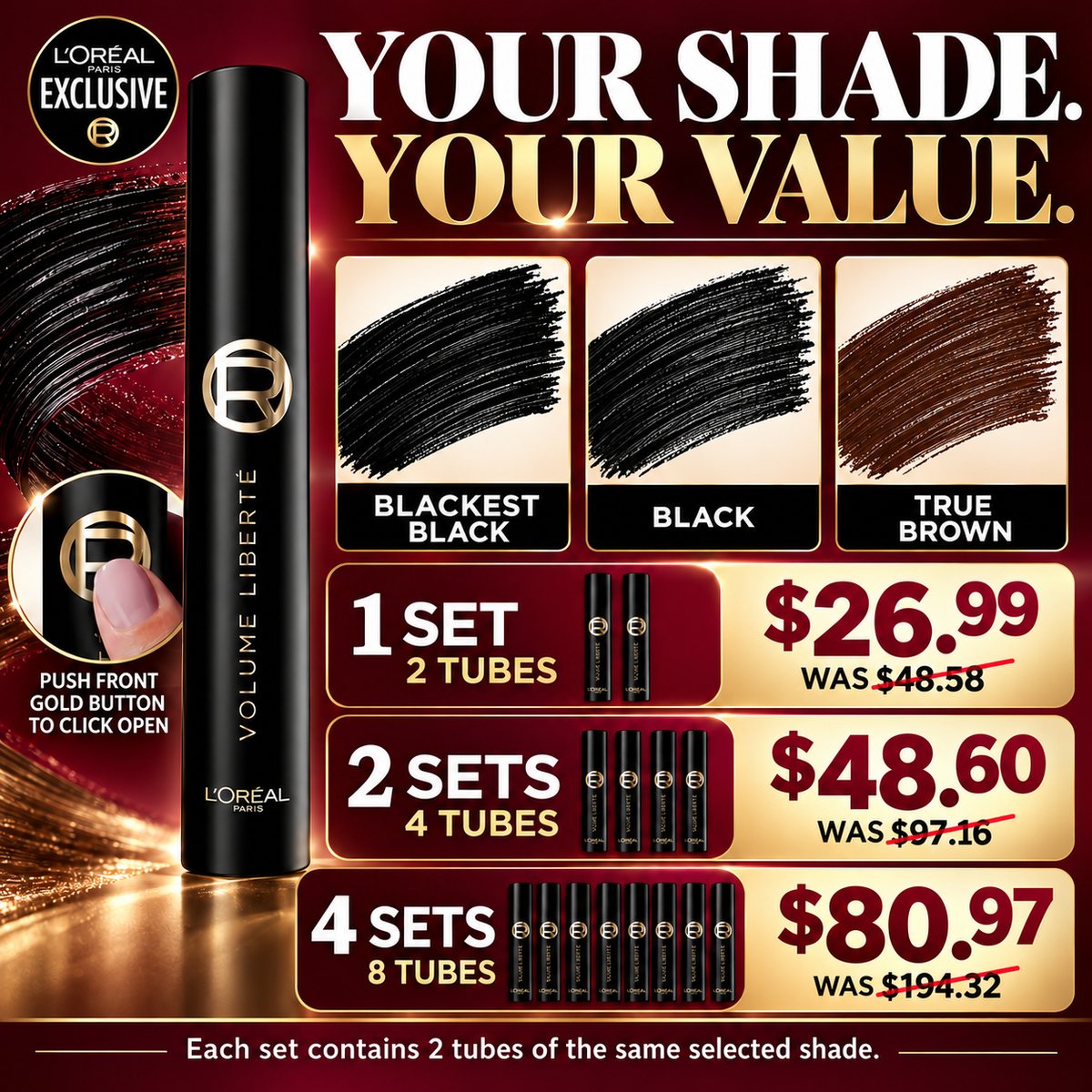 Shades and bundle values