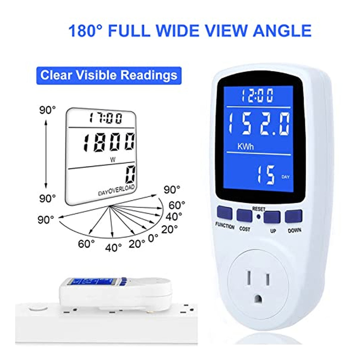 Digital Electricity Usage Monitors – Two-Pack original product photo