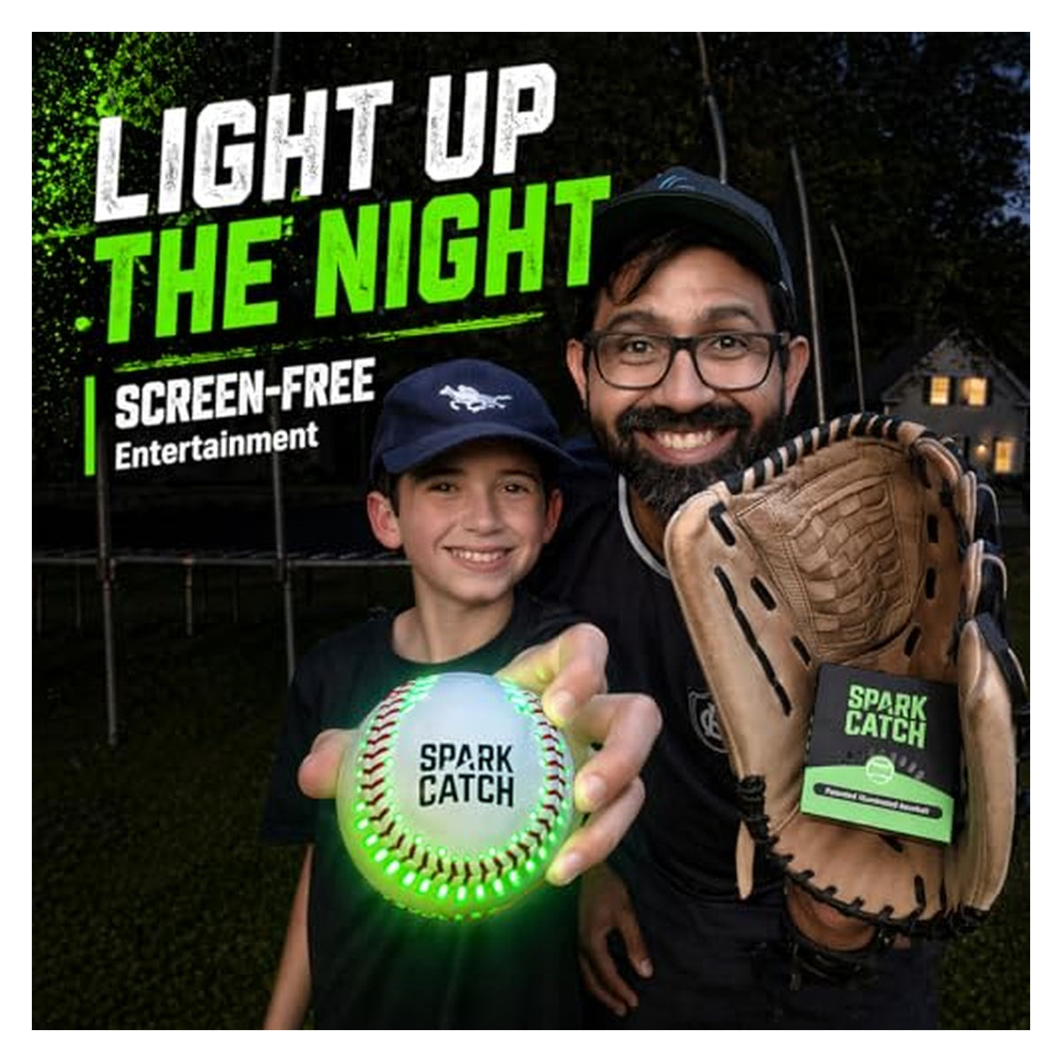 SPARK CATCH Impact-Activated Light-Up Baseball — source image 3