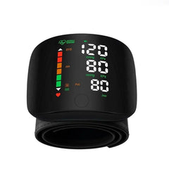 Black Wrist Blood Pressure Monitor - Upgraded Version