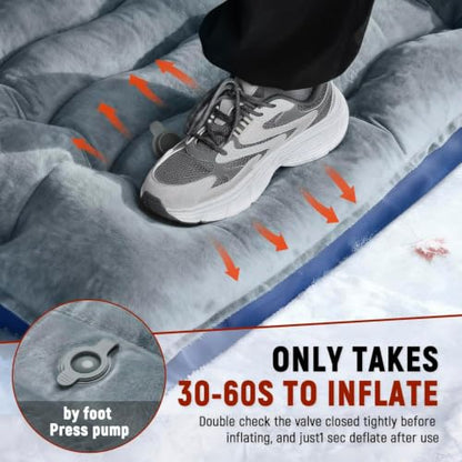 FUN PAC sleeping pad – Gray Thick Velvet, view 4