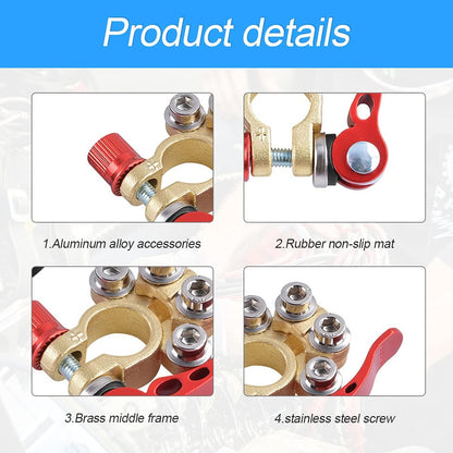 Moly Magnolia 2PCS Car Battery Terminal Connectors with Fiber Washer — source gallery