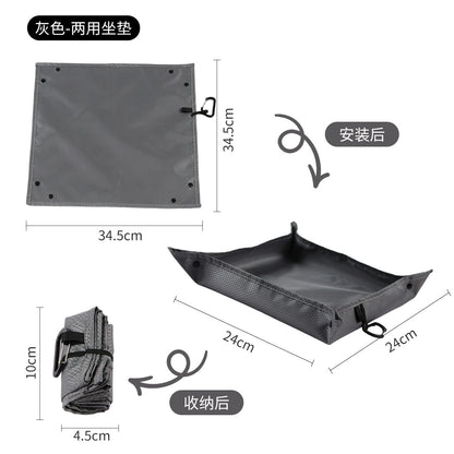 Foldable Camping Tray and Seat Mat – Matching Duo – original product view