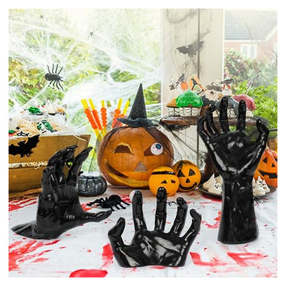 Creepy Wall-Mounted Hands with Candles - Set 1 — source image 8