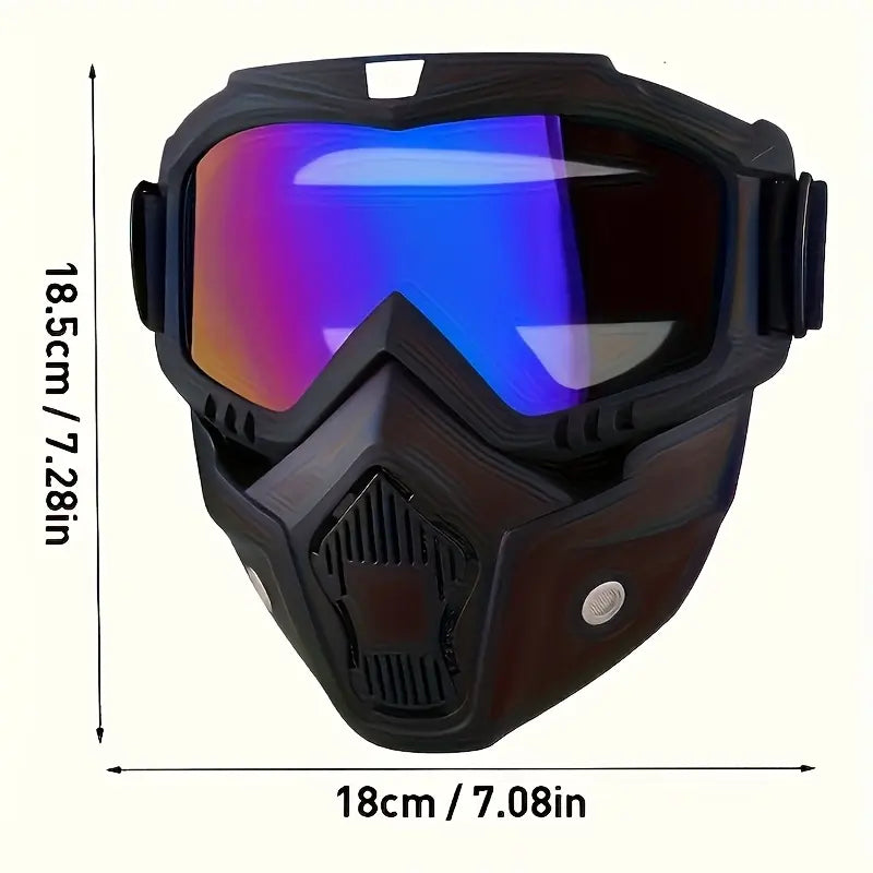 Detachable Full-Face Goggles - Two-Mask Set original product photo 5