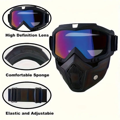 Detachable Full-Face Goggles - Two-Mask Set original product photo 11