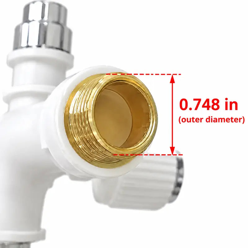 Dual Outlet Washing Machine Faucet - 2-Piece Set - C687 original product photo 4