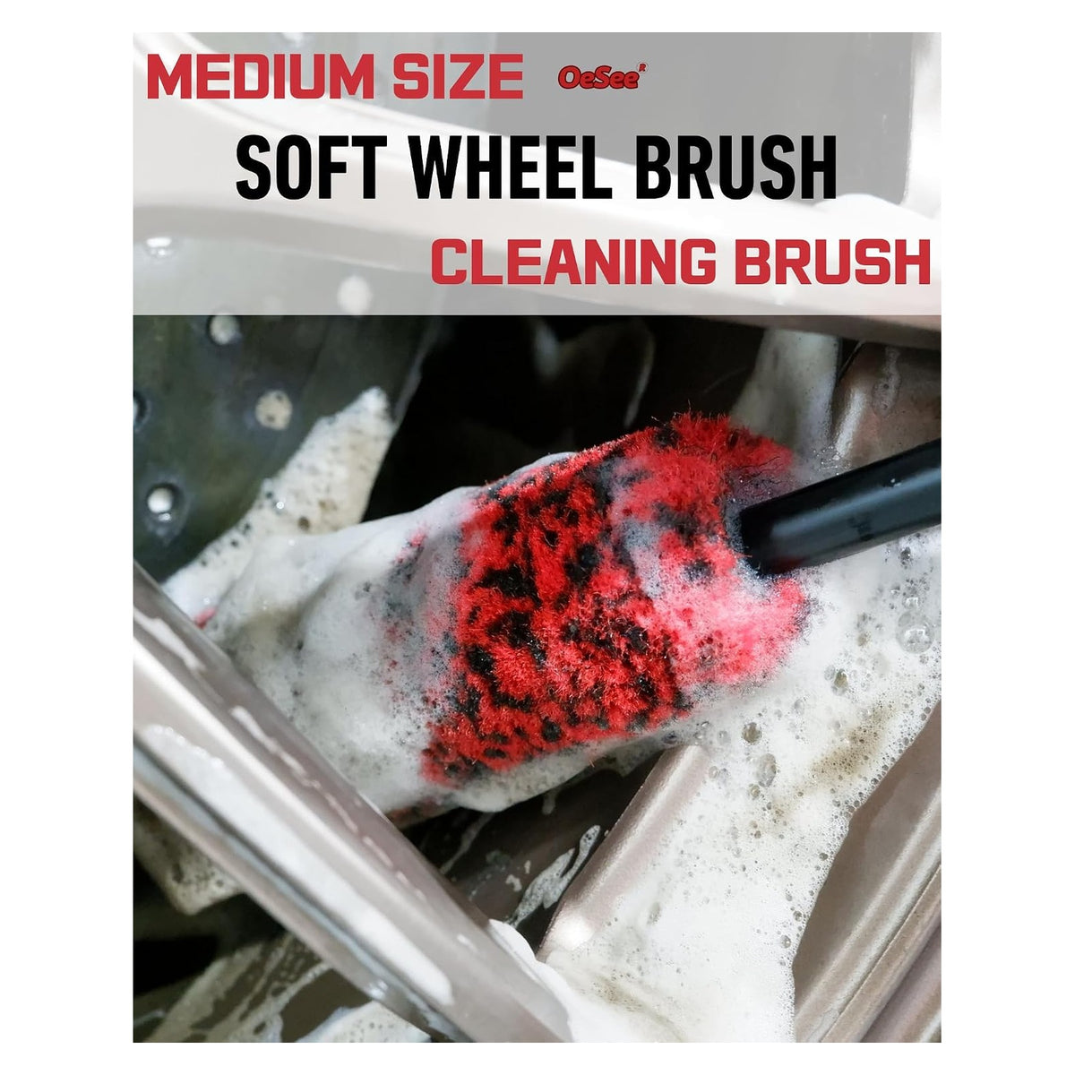 Professional 4 Pack Long Handle Wheel Brush Kit for Cleaning Wheel and Tire- 2X Soft Wheel Cleaning Brush, Detailing Brush and Stiff Tire Brush, Bendable& Durable Wheel Rim Cleaner Brush Set — source gallery photo