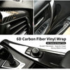6D Gloss Carbon-Fiber Look Vinyl Wrap - 11.81 x 39.37 in
