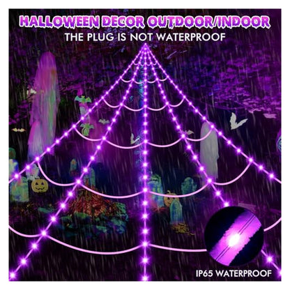 OCATO Purple LED Spider Web with Giant Spider — source image 5