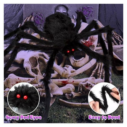 OCATO Purple LED Spider Web with Giant Spider — source image 7