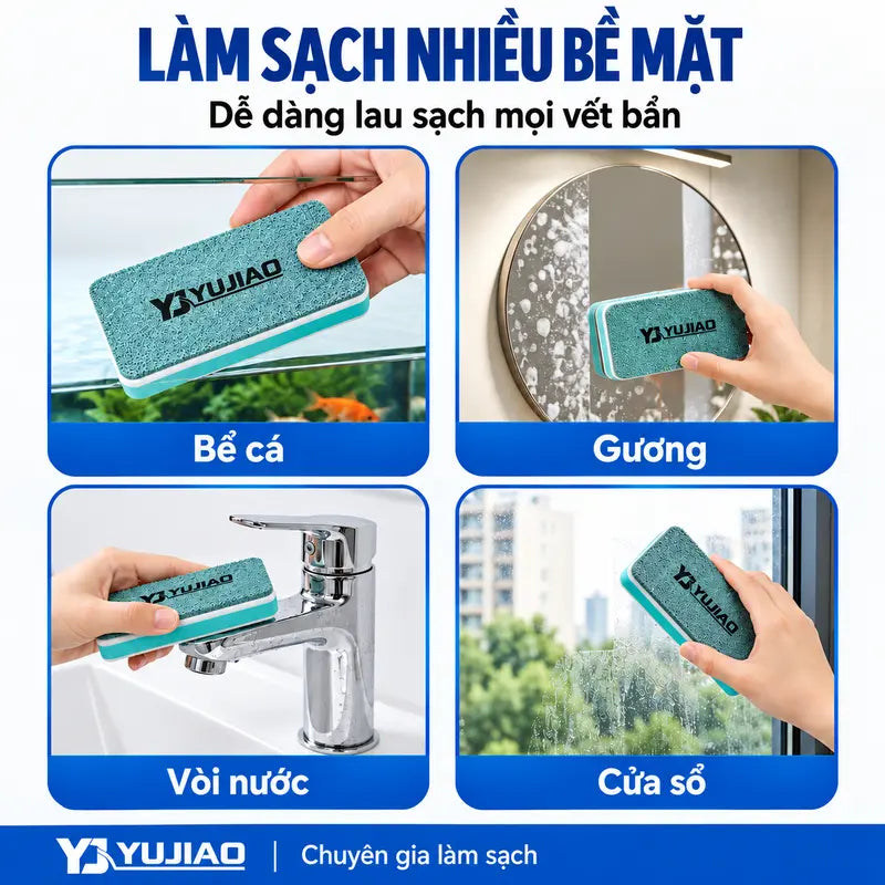 YUJIAO Glass Cleaning Pads – Four-Piece Set – source product view