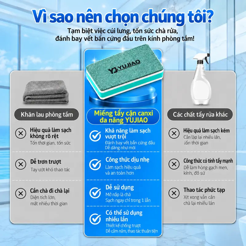 YUJIAO Glass Cleaning Pads – Four-Piece Set – source product view