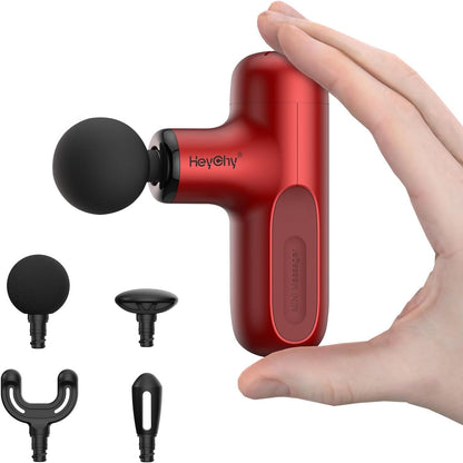 Red — Super Mini Massage Gun, Percussion Deep Tissues Muscle Massager