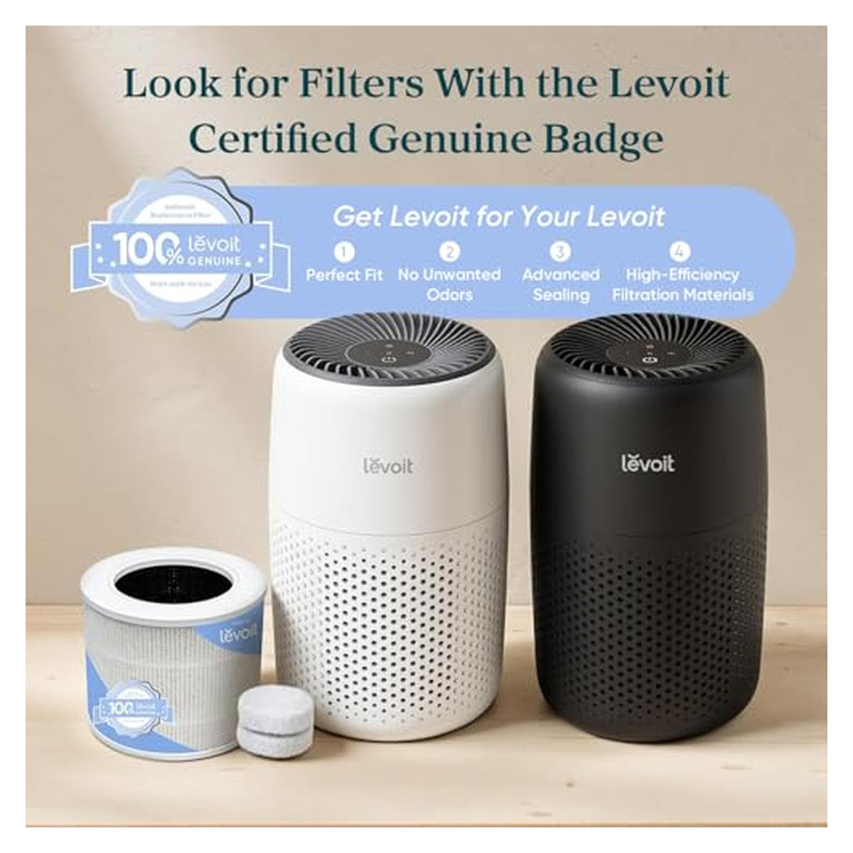 LEVOIT Core Mini-P White original Amazon gallery image 7