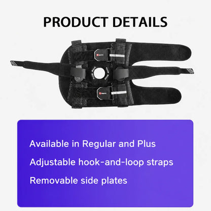 Adjustable Open-Kneecap Support Brace – English product view