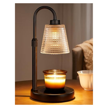 Adjustable Candle Warmer Lamp with Timer – Black original product photo