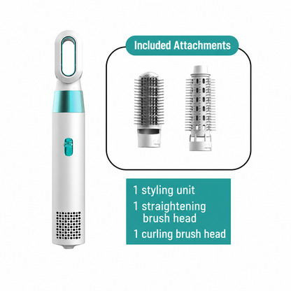 Ivory White 3-in-1 kit with two brush attachments