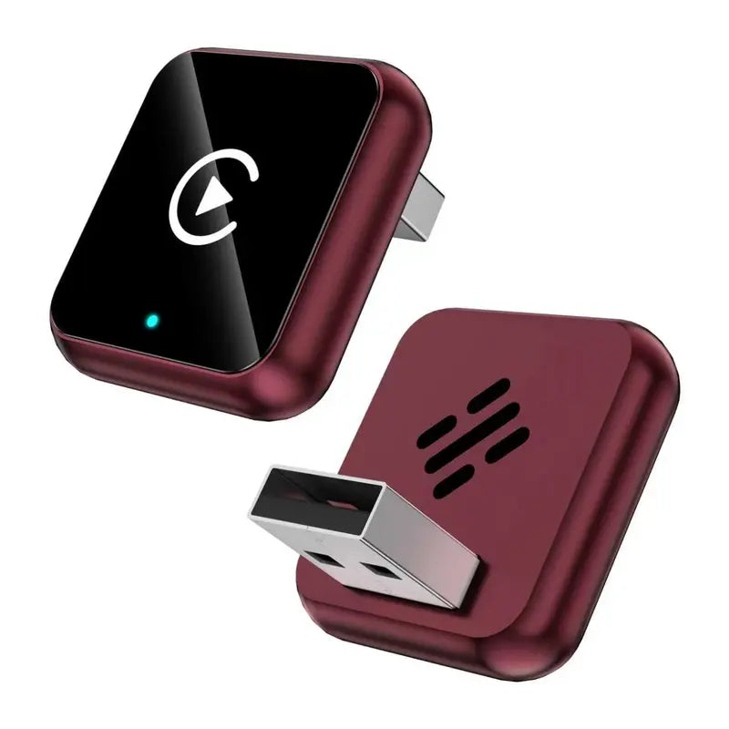 AiFine Wireless CarPlay and Android Auto Adapter – Birkenstock Red