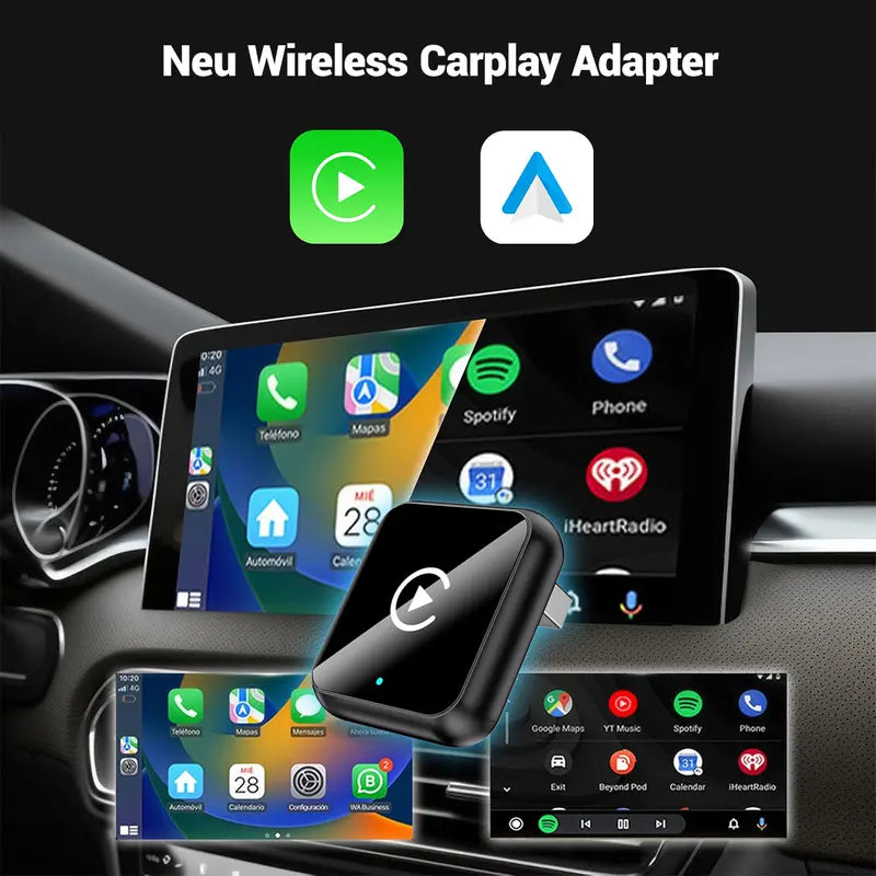 AiFine Wireless CarPlay and Android Auto Adapter – product view