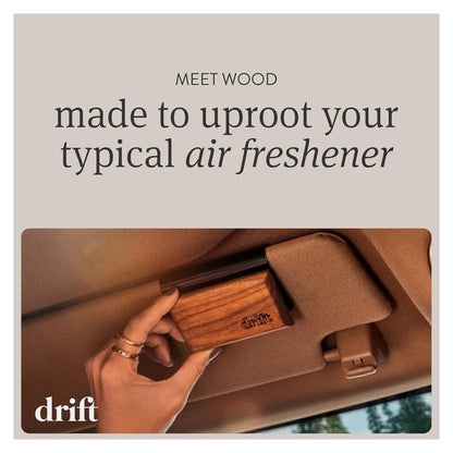 Drift wood refill shown fitted to a visor clip for use; clip is not included.