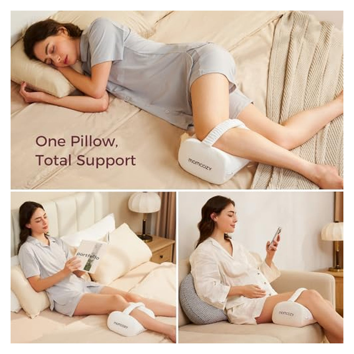 Momcozy Memory Foam Knee Pillow for Side Sleepers — source image 8