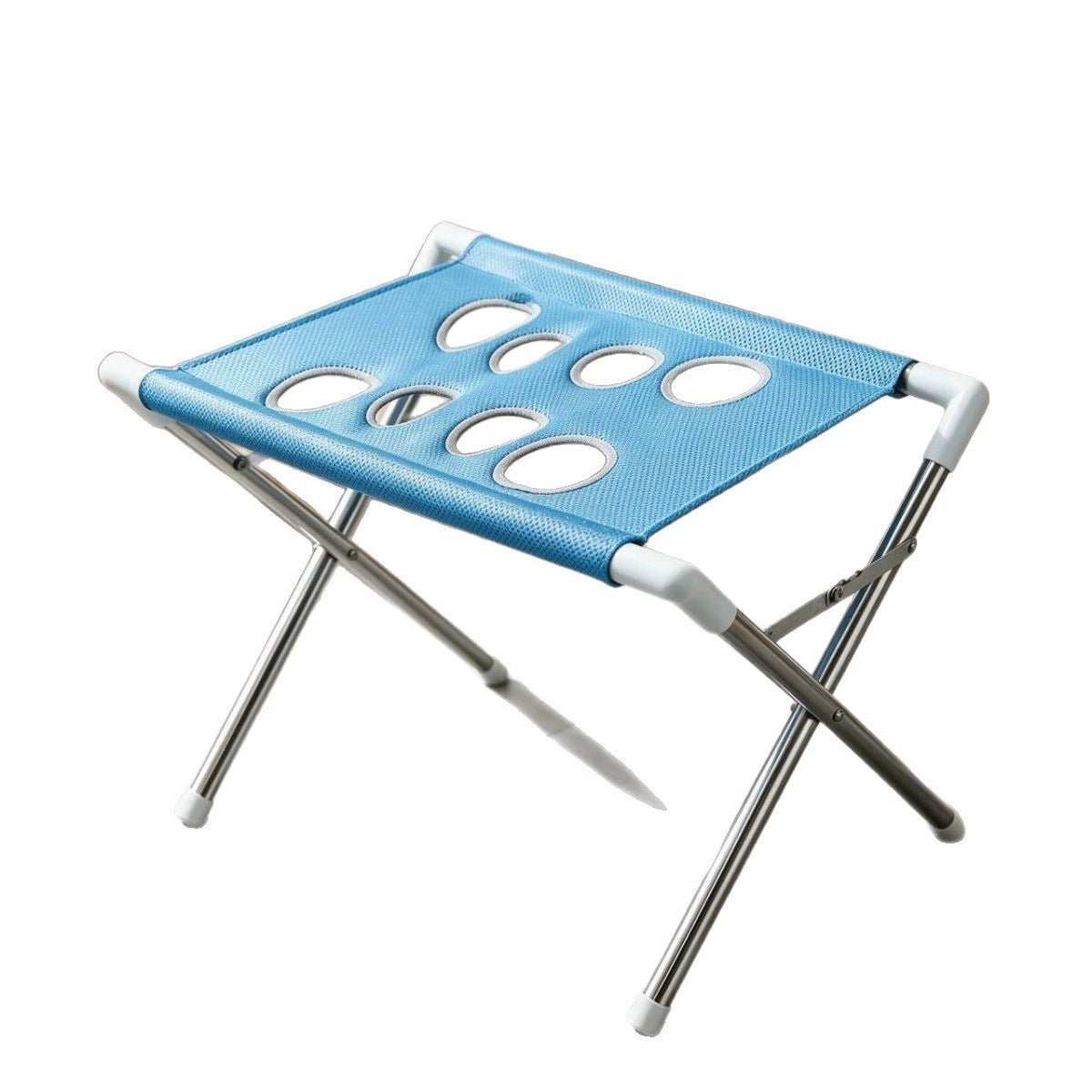 Blue folding pet grooming stand