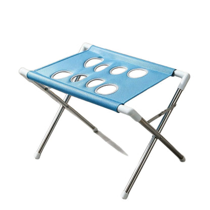 Blue folding pet grooming stand
