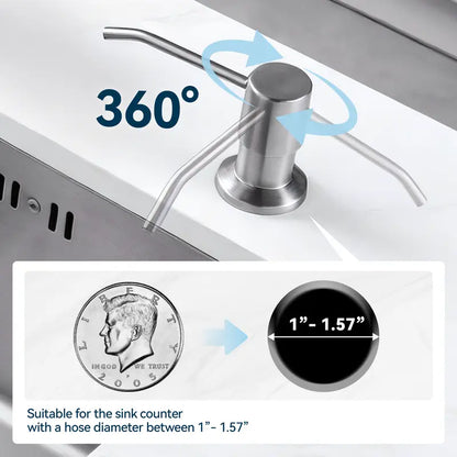 Kitchen Sink Soap Dispenser Pump Kit - Four-Kit Set original product photo 7