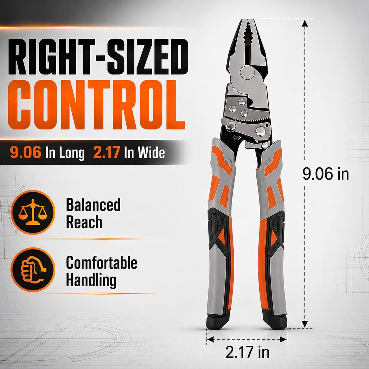 Eskrut Ratchet Self-Locking Wire Cutter product view 2