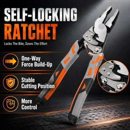 Eskrut Ratchet Self-Locking Wire Cutter product view 3