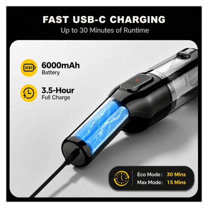 Cordless Handheld Vacuum with Cleaning Attachments — source image 5