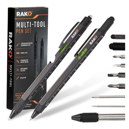 RAK 11-in-1 Multitool Pen Set - Four Pens