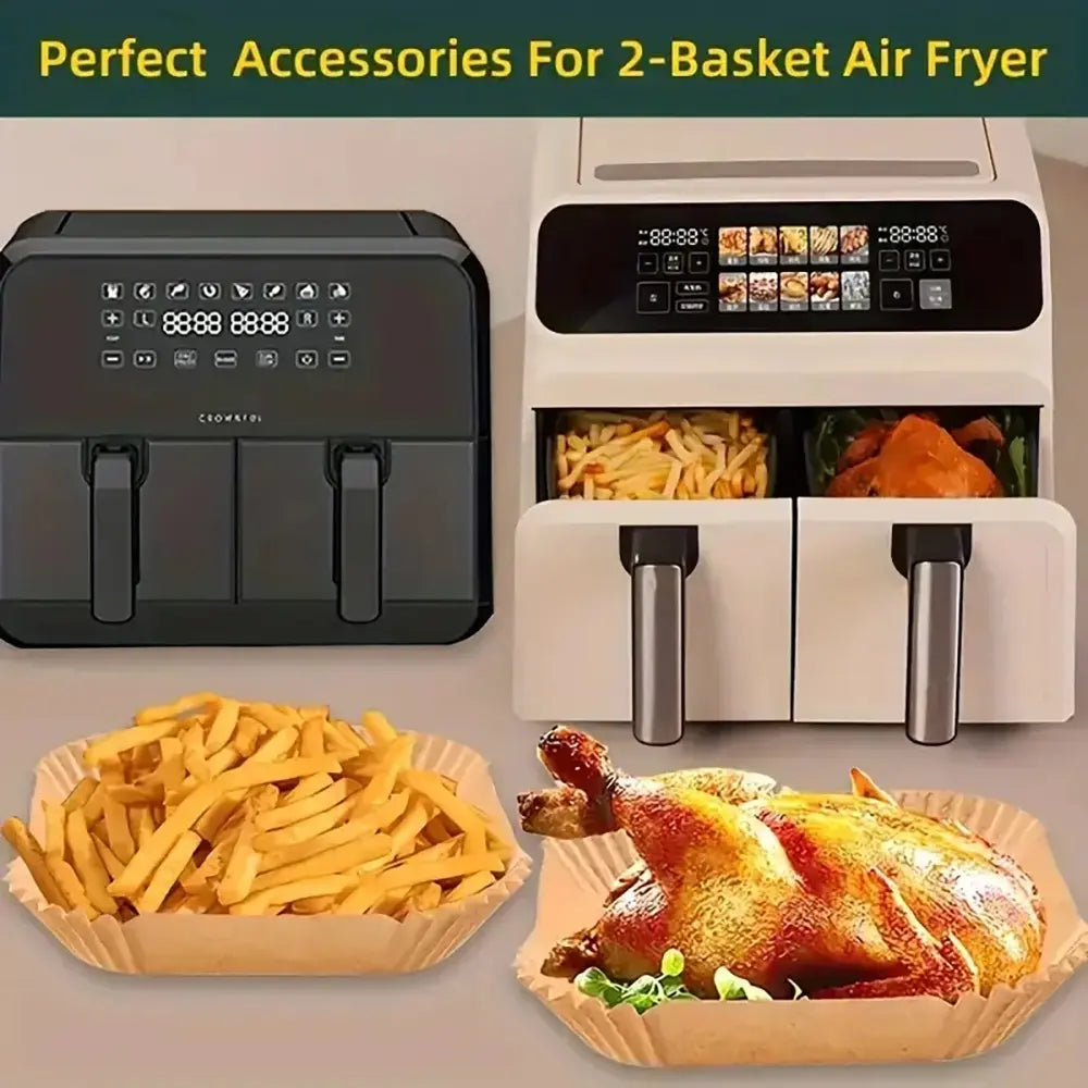 Original rectangular air fryer paper liner photo 6