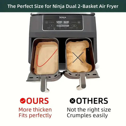 Original rectangular air fryer paper liner photo 4