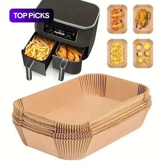 Original rectangular air fryer paper liner photo 1