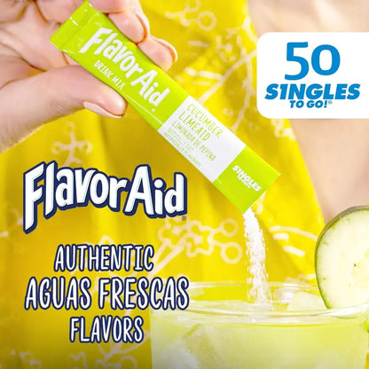 Flavor Aid Aguas Frescas Singles To Go – 50-Stick Variety Pack – product view