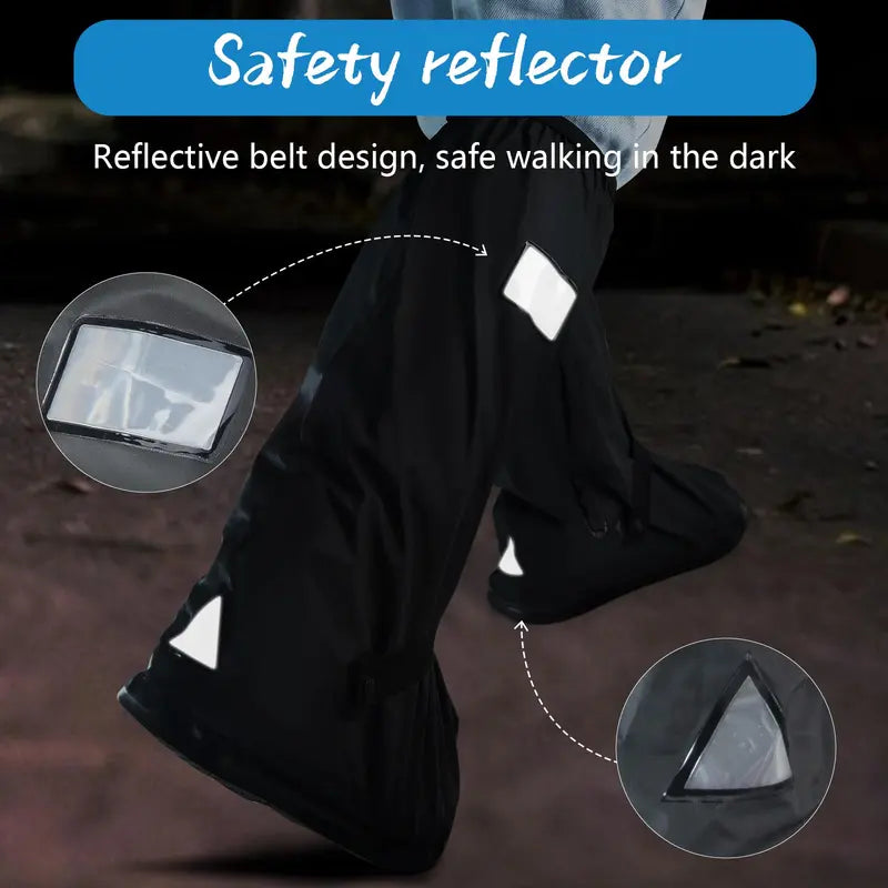 Reusable Waterproof Rain Boot Covers – Two Pairs – product view