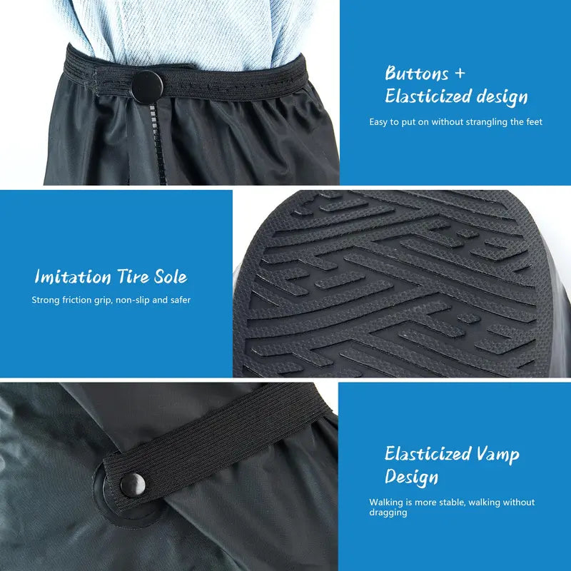 Reusable Waterproof Rain Boot Covers – Two Pairs – product view